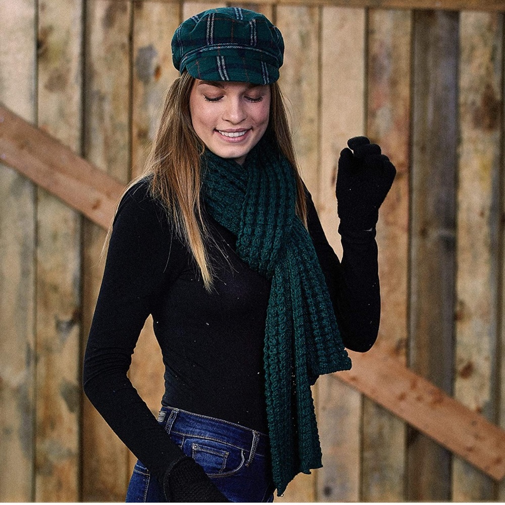 Tickled Pink Women's Newsboy Cap - Picture 3 of 4